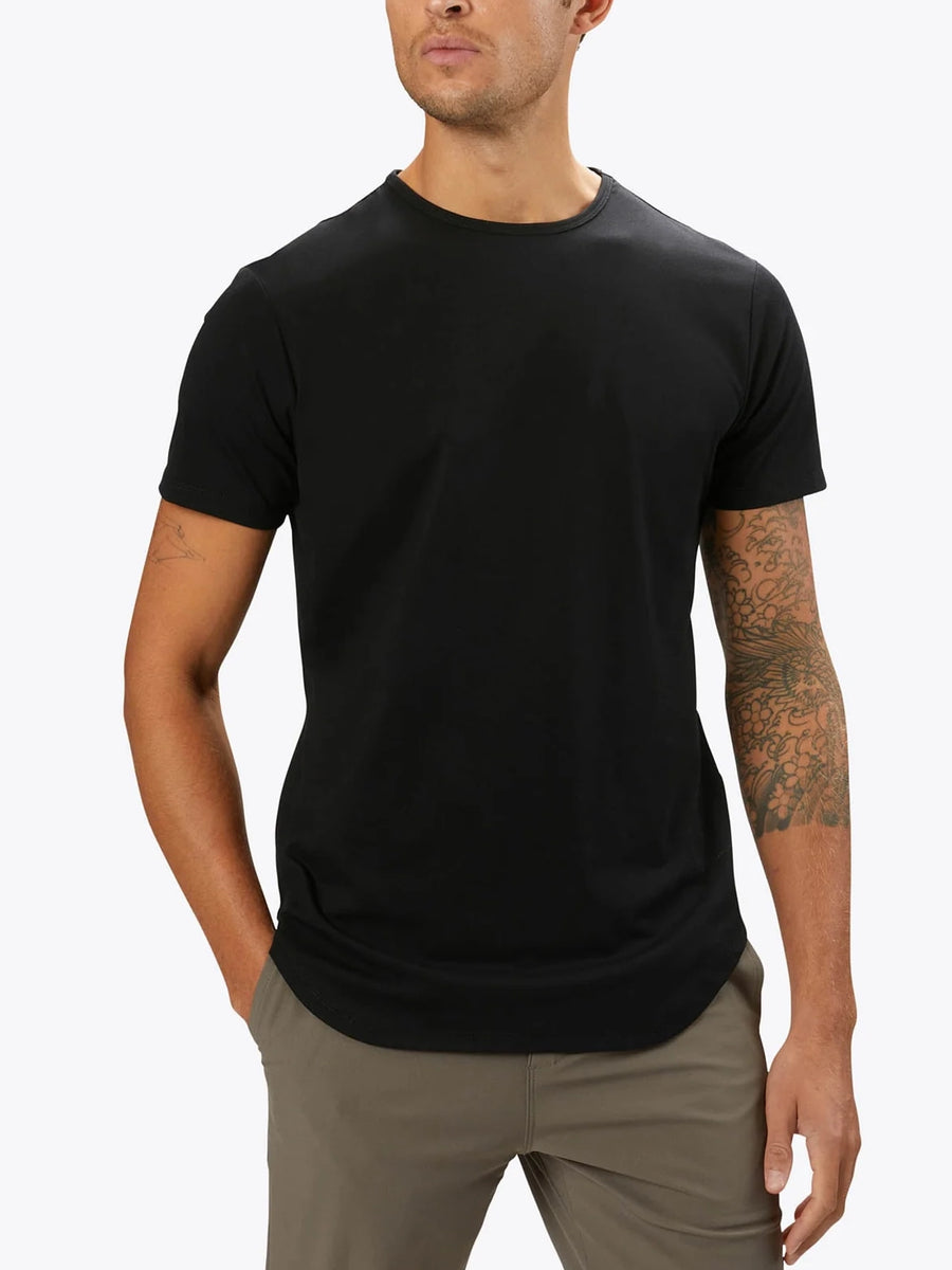 Mens elongated t shirt top