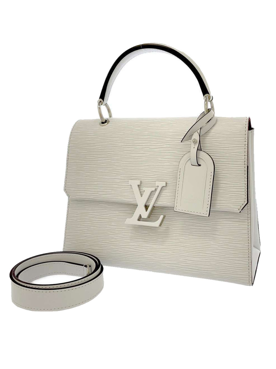 Louis Vuitton White EPI Leather Grenelle PM Bag