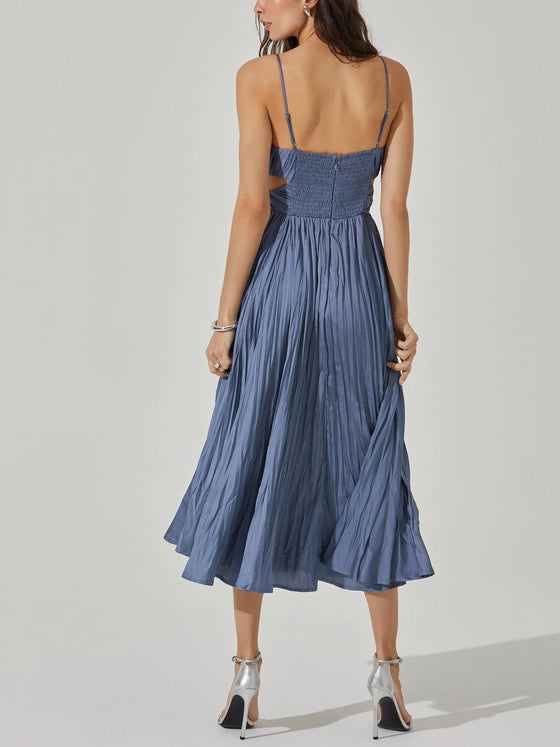 ASTR the Label Capitola Dress in Slate Blue