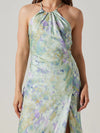 ASTR the Label Elynor Dress in Purple Abstract