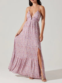  ASTR the Label Minari Dress in lavender multi