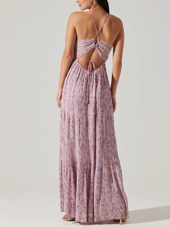 ASTR the Label Minari Dress in lavender multi