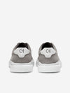 Cole Haan GrandPro Rally Laser Cut Sneaker in Ironstone-Optic White