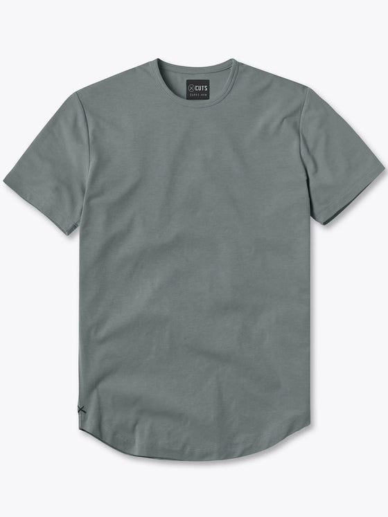 Cuts for Men | AO Curve-Hem Tee in Sage