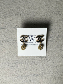  Winifred Design | Black Chanel Drop Earrings