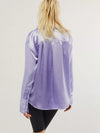 Free People Shooting For The Moon Button Down in Heavenly Lavender
