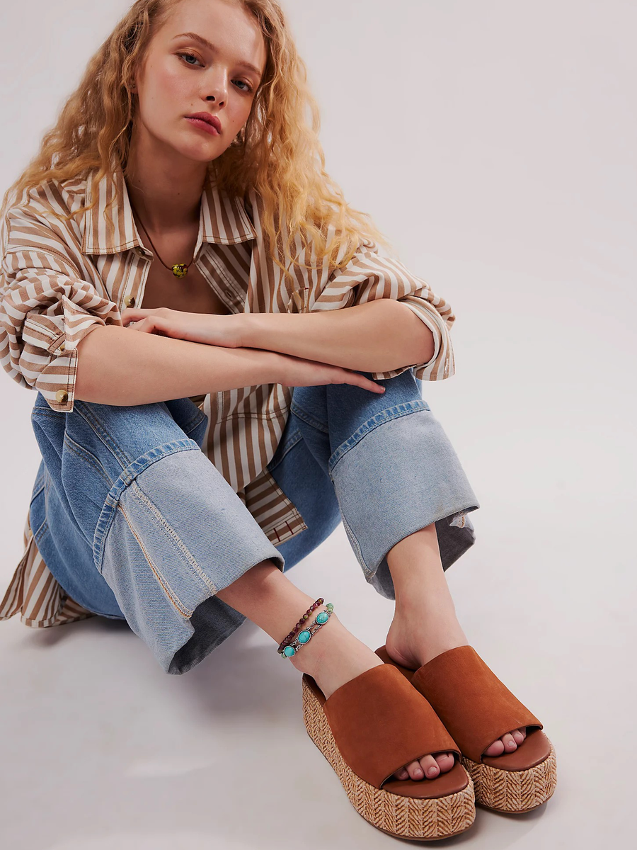 Harbor Raffia Flatform Sandals | Free People | Women's Sandals | MN – J. Longs
