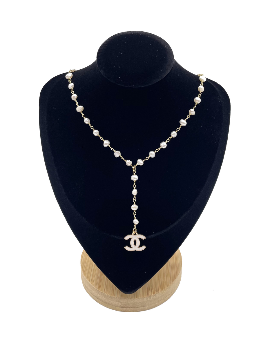 Chanel lariat necklace sales