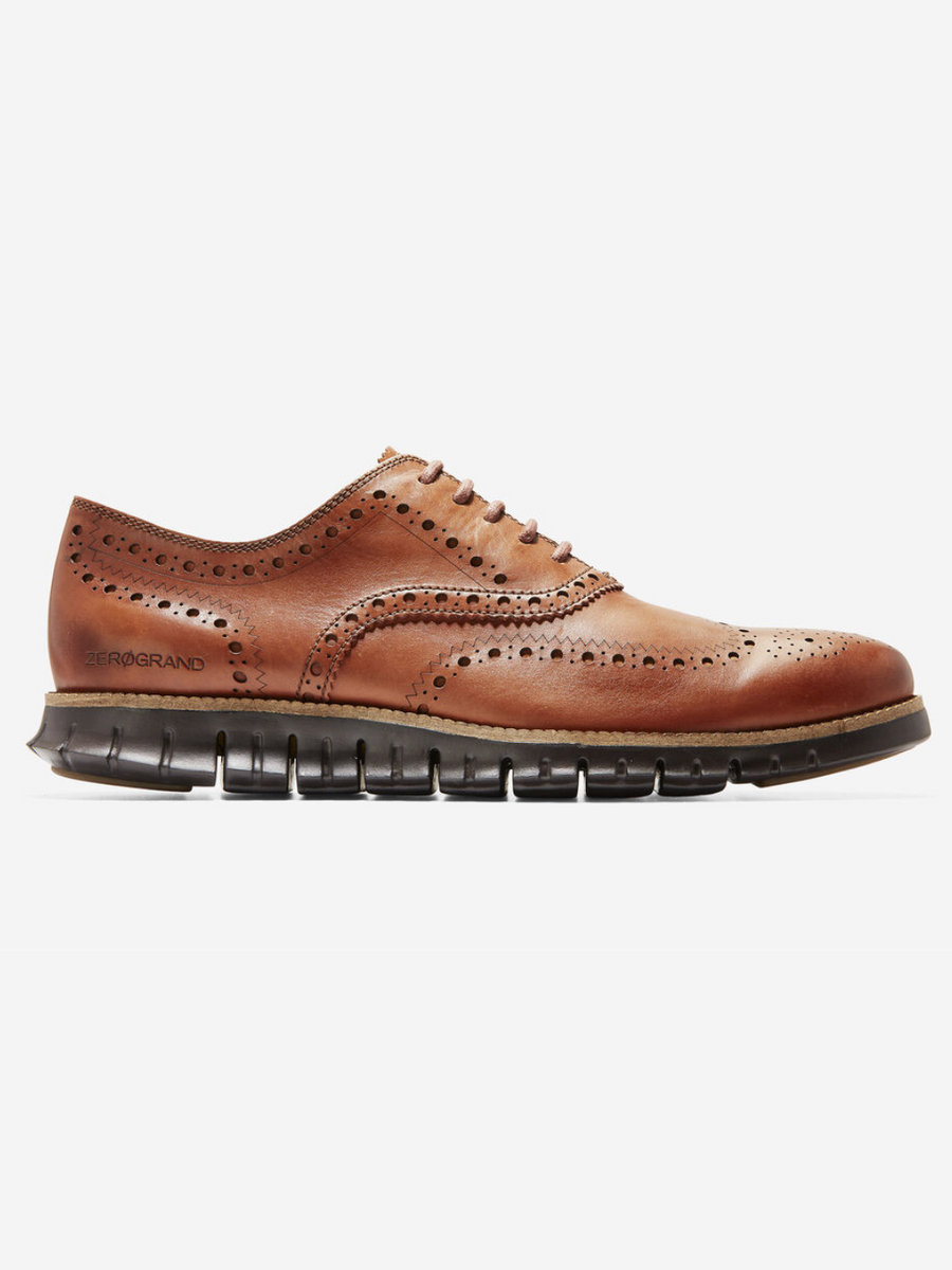 Zerogrand Wingtip Oxford in British Tan Java | Cole Haan | J. Longs