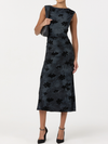 ASTR the Label Tionne Dress in Teal Black