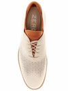 Cole Haan ZeroGrand Stitchlite Wingtip Oxford in Sesame-Suede-Silver