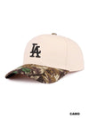 Vanilla Monkey LA City Logo Two Tone Canvas Cotton Cap Camo