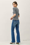 Modal Classic Ribbed Crewneck Short Sleeve Top