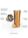 Elevated Craft® Hybrid Cocktail Shaker in copper