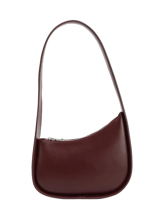 Melie Bianco Willow Plum Recycled Vegan Shoulder Bag