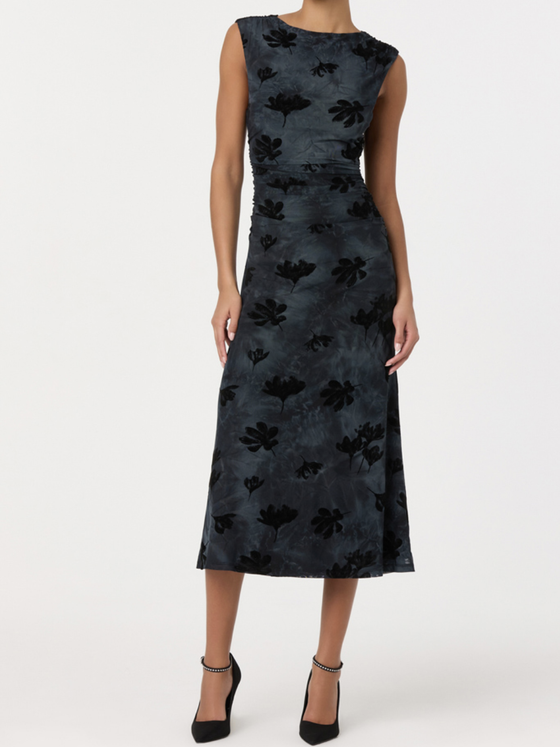 ASTR the Label Tionne Dress in Teal Black