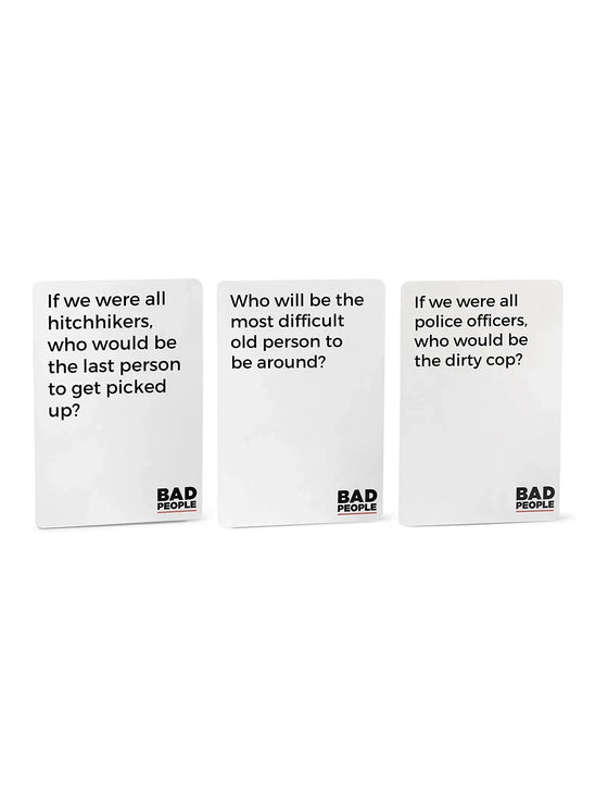 Dyce Bad People: the Party Game You Probably Shouldn't Play