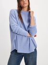 Free People's Latte Blues Thermal Solid in Autumn Sky