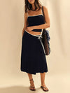 Opal Skirt Set in Navy Combo