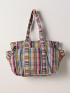 Free People's Oksana Multi Print Tote Blue Mix