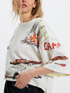 Free People's Mountain View Graphic Tee in Ivory Combo
