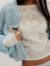 Delilah Long Sleeve in Clean Ivory