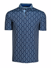 Greyson Wolf Labyrinth Polo in Maltese Blue