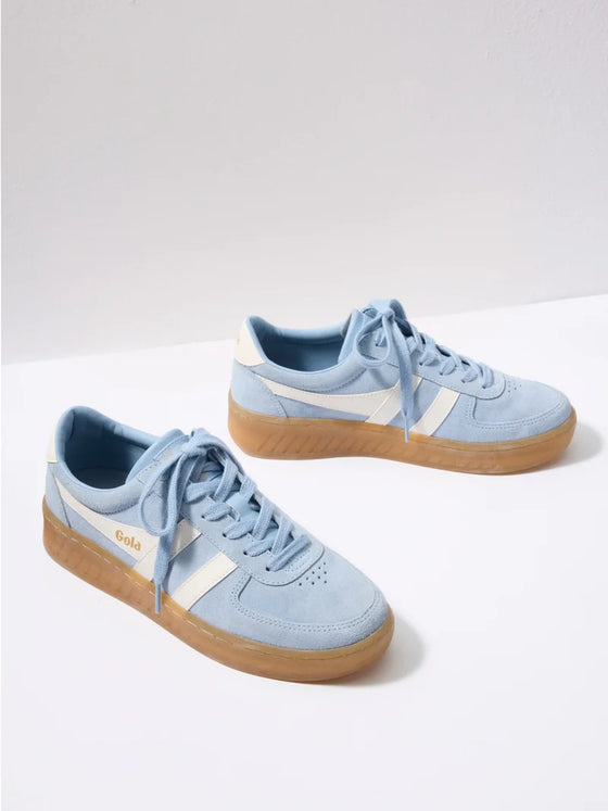 Gola Grandslam Suede Sneaker in Air/off white/gum