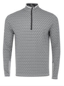  Monogram Jacquard 1/4 Zip in Arvon