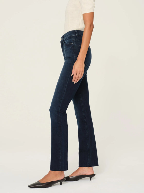 DL1961 Halle Straight High Rise Instasculpt 29" Jeans in Mediterranean