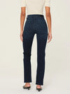 DL 1961 Halle Straight High Rise Instasculpt 29" Jeans in Mediterranean dark wash