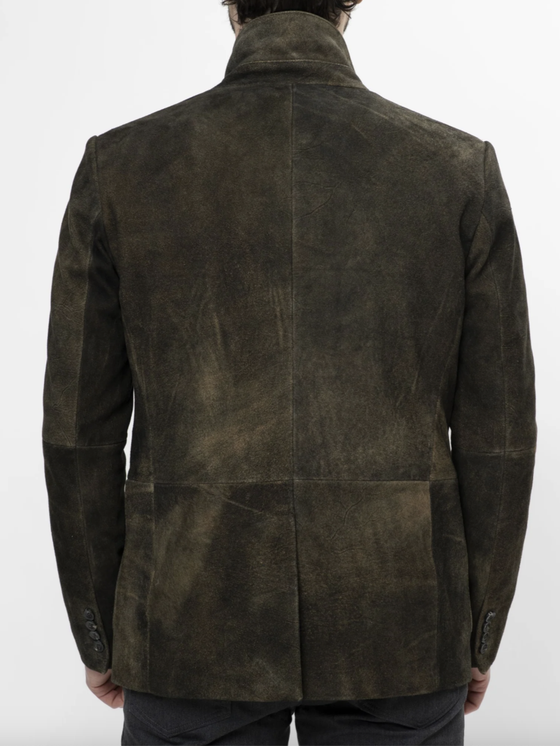 CRWTH's Branding Iron Suede Jacket