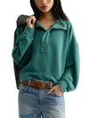 Timeless Pullover in Aqua