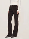 DL 1961 Bridget Boot High Rise Instasculpt 33" in Meteorite (Corduroy)