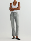 DL1961 Halle Straight High Rise Instasculpt 29" Jeans in Lt Smoke