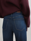 DL1961's Karmine Refined Wide Leg High Rise 32" Jeans in Newport Softwear