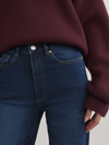 DL1961's Karmine Refined Wide Leg High Rise 32" Jeans in Newport Softwear