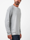 Cloud Waffle Crew in Light Heather Grey