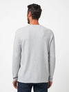 Cloud Waffle Crew in Light Heather Grey