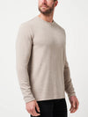 Travis Mathew Cloud Waffle Crew in Oxford Tan