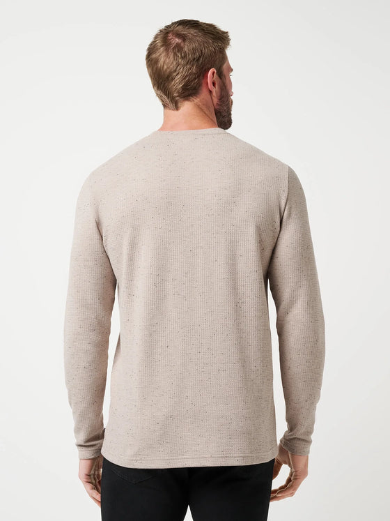 Travis Mathew Cloud Waffle Crew in Oxford Tan