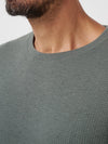 Travis Mathew Cloud Waffle Crew in Dark Olive