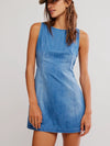 Free People Atlas Denim Mini in Blue Fade
