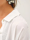Be Cool Lightweight Oversized Classic Shirt in White