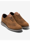 Cole Haan 2.ZeroGrand Laser Wingtip Oxford Lined in Spiced Brown-Raven-Morel