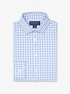 Leeward Dress Shirt in Cloud Blue Miles Plaid