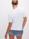 Good American Cotton Classic Tee in White