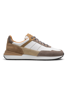  Magnanni Bravo V in Taupe Suede / White
