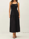 Be Cool Ruffled Sundress in Black