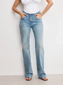  Good American Good Cowboy Bootcut Jeans in Indigo998